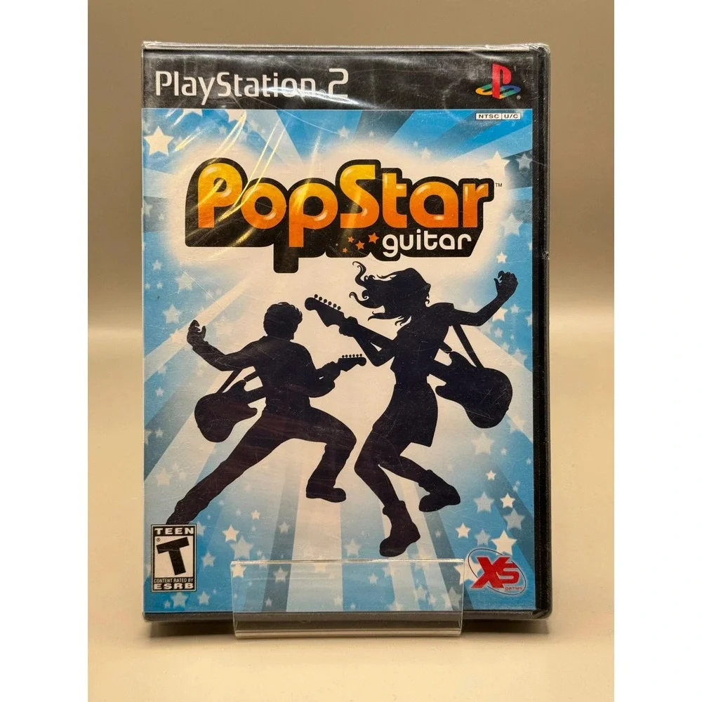 PopStar Guitar (Sony PlayStation 2, 2008) Brand New - Factory Sealed